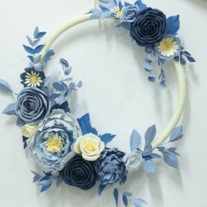 Vòng hoa Khai Trương Hồng Phát thiết kế theo logo thương hiệu