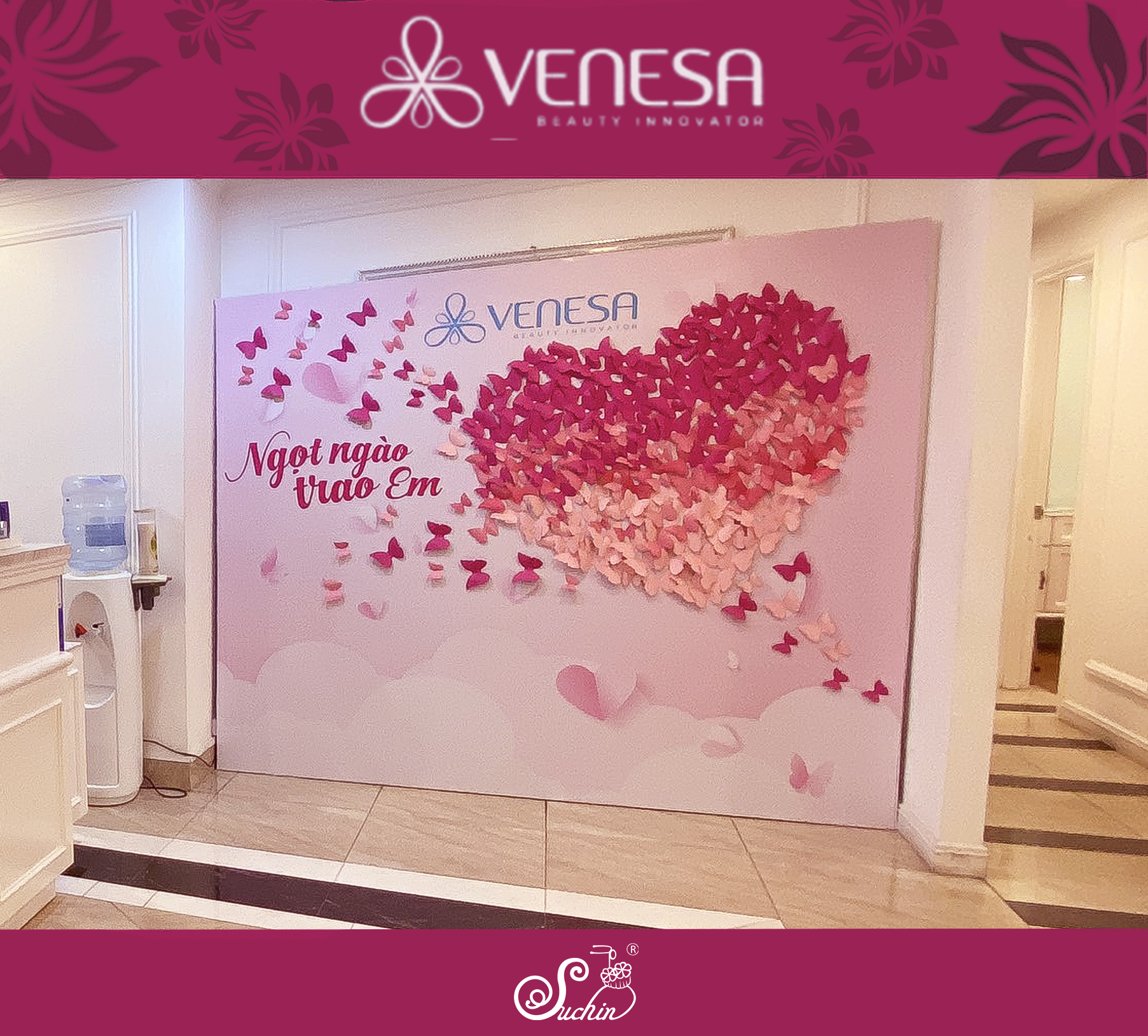 VENESA – BACKDROP TRANG TRÍ CÁNH BƯỚM