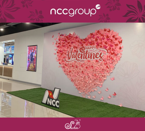 NCC GROUP - BACKDROP TRANG TRÍ VALENTINE