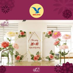 backdrop hoa giấy khổng lồ