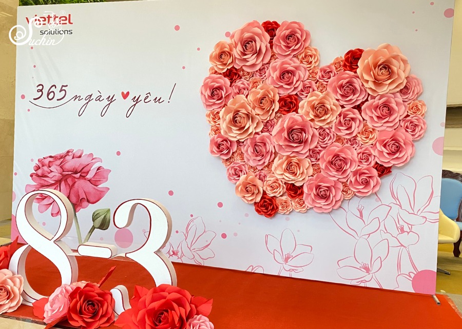 35+ mẫu trang trí ngày 8/3 chuẩn xu hướng của năm