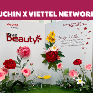 VIETTEL - BACKDROP HOA KHỔNG LỒ 8/3