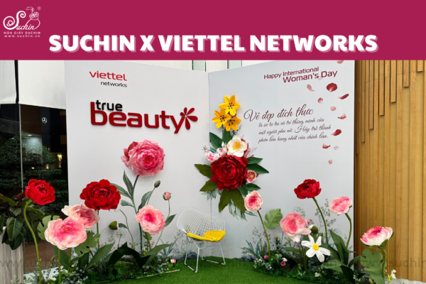 VIETTEL - BACKDROP HOA KHỔNG LỒ 8/3