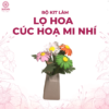 bộ kit làm lọ hoa cúc họa mi