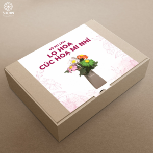 bộ kit làm lọ hoa cúc họa mi