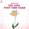 bộ nguyên liệu làm hoa thủy tiên voan