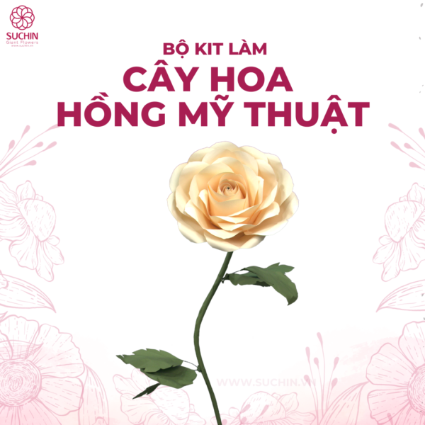 bộ kit làm hoa hồng mỹ thuật
