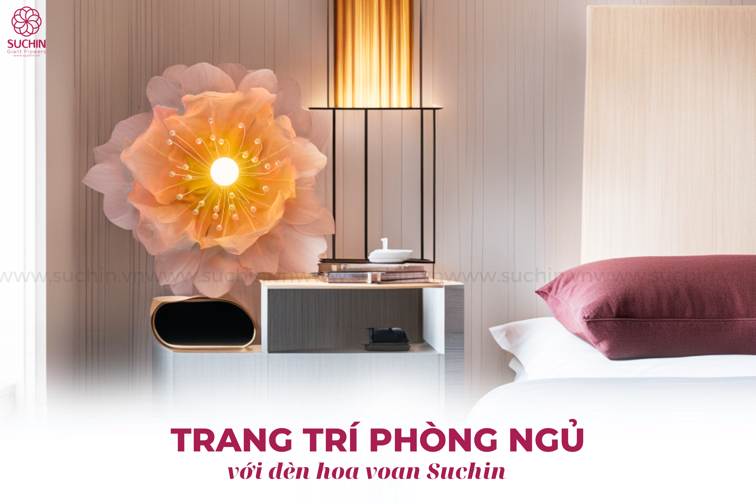 HOA VOAN ĐÈN KHỔNG LỒ LÃNG MẠN