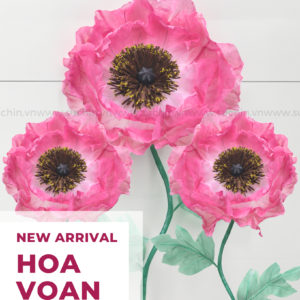 TẠO ẤN TƯỢNG VỚI HOA POPPY KHỔNG LỒ