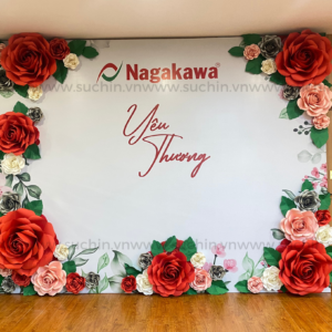 HOA GIẤY TRANG TRÍ BACKDROP - NAGAKAWA