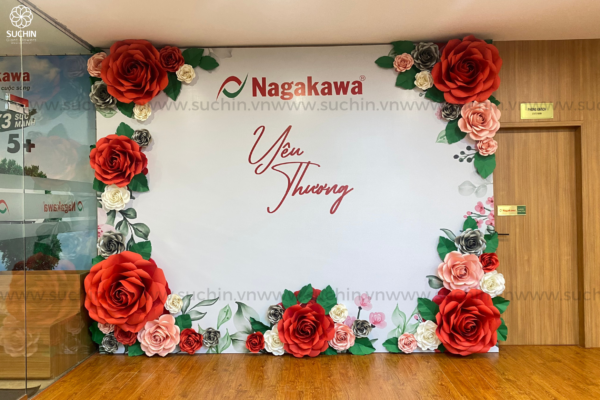 HOA GIẤY TRANG TRÍ BACKDROP - NAGAKAWA
