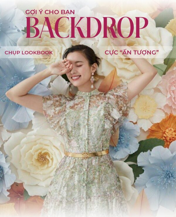 Backdrop chụp Lookbook ấn tượng