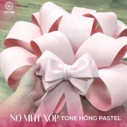 nơ khổng lồ trang trí tiệc cưới