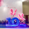 Backdrop bướm và hoa voan - Ảnh 5