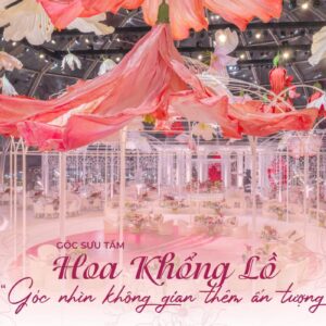 HOA THẢ TRẦN CHO KHÔNG GIAN THÊM ẤN TƯỢNG