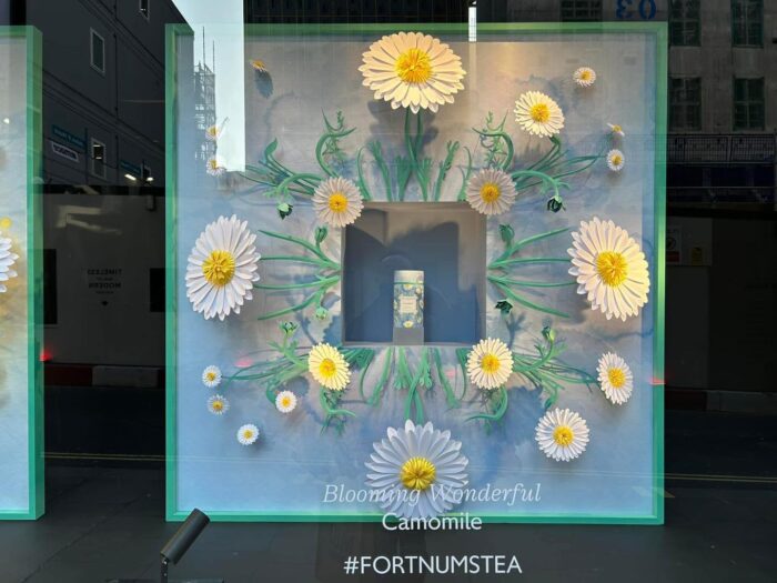 Hoa trang trí show window