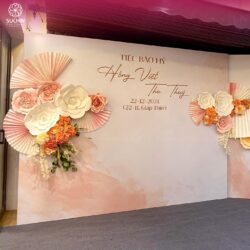 backdrop tiệc báo hỷ