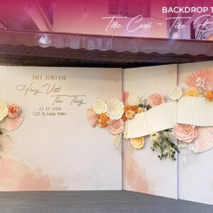 Backdrop tiệc báo hỷ - Điểm nhấn đặc biệt cho ngày trọng đại
