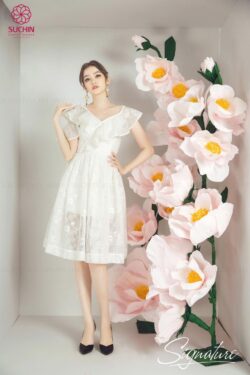 mẫu hoa giấy nhún trang trí