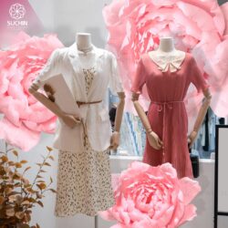 mẫu hoa giấy nhún trang trí