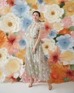 mẫu hoa giấy nhún trang trí