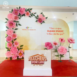 mẫu hoa giấy nhún trang trí