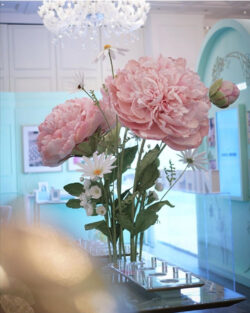 mẫu hoa giấy nhún trang trí