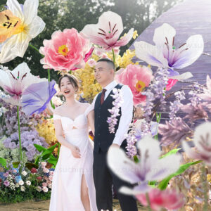 Dịch vụ thuê hoa trang trí tiệc cưới, thuê hoa khổng lồ ấn tượng