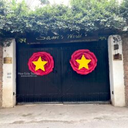 hoa hồng yêu nước khổng lồ