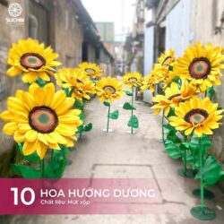 mẫu hoa giấy trang trí hè