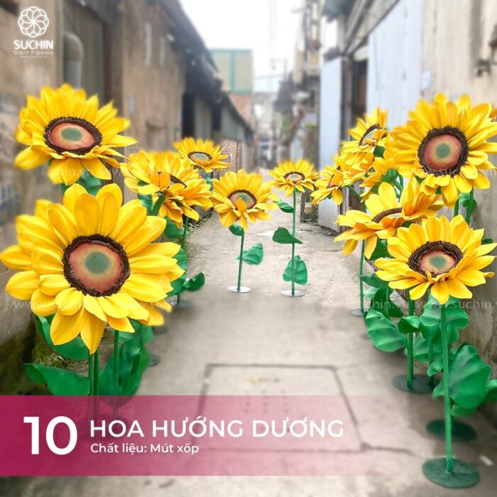 mẫu hoa giấy trang trí hè