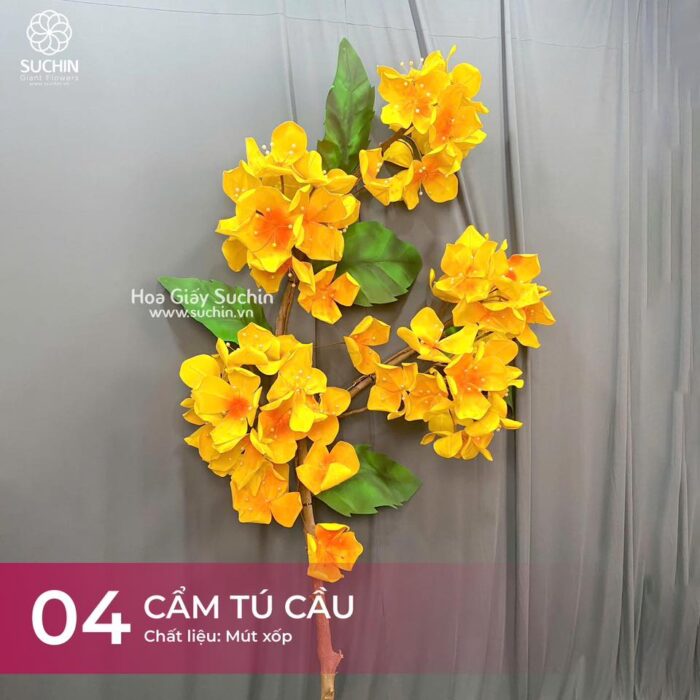 mẫu hoa giấy trang trí hè