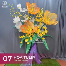 mẫu hoa giấy trang trí hè